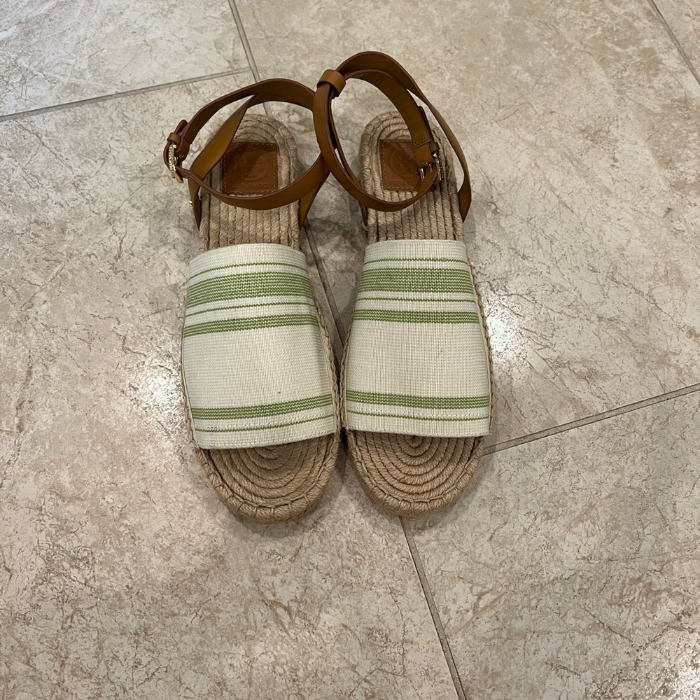 Tory Burch Stretch Canvas Espedrille